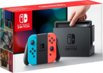 Nintendo Switch - game console, neon red and neon blue