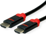 ROLINE Ultra High Speed - HDMI cable - HDMI male to HDMI male - 5 m - double shielded - Schwarz - 10K UWHD (10240x4320)