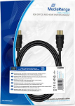 MediaRange HDMI High Speed Ethernet Anschlussk. 18Gibt/s 2m