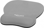 Delock Ergonomic Mouse pad with Wrist Rest grey 245 x 206 mm
