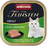 ANIMONDA Vom Feinsten Adult Turkey and rabbit - wet cat food - 100g