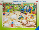 Ravensburger suur plaatpusle 40 tk Suures farmis