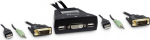 Inter-Tech KVM-LS-21DA DVI - Video- / USB- /