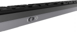 CHERRY STREAM - Tastatur - wirelessly - 2.4 GHz - USA International - Tastenschalter: CHERRY SX - Schwarz