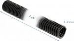 DELOCK Cable Protection Hose 1 m x 21.2 mm black