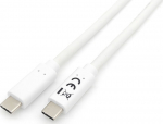 Equip Kabel USB-C3.2->C Gen1 PD60W St/St 2.00m wei&szlig;