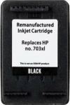 SPB Superbulk printer ink HP B-H703BK (replacement HP 703 CD887) standard black