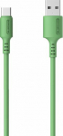 Cable USB Somostel USB-A - USB-C 1.2 m Green (28247)