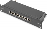 DIGITUS Patchpanel 1HE 10" 8-Port Cat6A Class E shielded sw