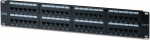 DIGITUS Patchpanel 2HE 48-Port Cat6 unshielded black