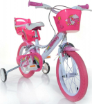 Dino bikes Rower children's Unicorn, pink, 14''