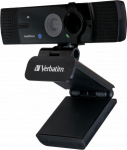 Veebikaamera Verbatim AWC-03 ULTRA HD 4K AUTOFOCUS WEBCAM WITH DUAL MICROPHONE