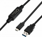 MicroConnect USB 3.2 Gen 1 A to USB-C Gen1, Cable - 5m Cable, 5 Gbit/s
