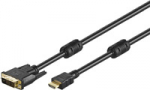 Wentronic Goobay DVI-D > HDMI 5m Black