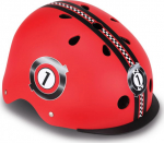 Globber Helmet Elite Lights, XS/S (48-53cm) | 507-102 | Red