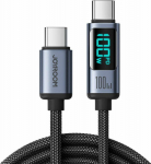 Kabel USB Joyroom USB-C - USB-C 1.2 m Czarny (S-CC100A16 1.2m CB)