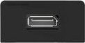 Kindermann 7457 000 588 - DisplayPort - Anthrazit - Kunststoff - 5.5 cm - 1 St&uuml;ck(e)