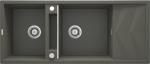 Deante sink Magnetic granite sink 2-chamber with a drainer