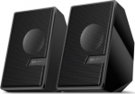 SVEN Acoustics power is 6 W &mdash; this is a modest figure, but the desktop solution doesn't require more. 47 mm drivers provide a frequency range of 100 Hz to 20 kHz &mdash; this is enough for background music and for special effects in movies or games. The aco