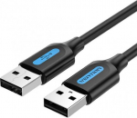 CABLE USB2.0 MALE TO MALE/2M BLACK COJBH VENTION