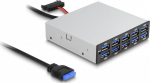 Delock Hub - 3.5", 5 Gbps, front panel - 10