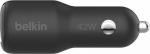 Belkin | BOOST CHARGE 42w-30w USB-C PD PPS + 12w USB-A Car Charger, | CCB005btBK