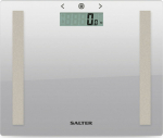 Salter 9113 SV3RAREU16 Compact Glass Analyser Bathroom Scales - Silver