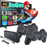 RoGer Retro Portable Console + 2 Gamepads / 21000 games / HDMI