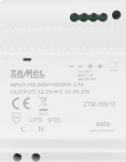 Zamel Rail-mounted switching power supply TH-35 (DIN) , 100W, 12V DC typ: ZTM-100/12 EXT10000285
