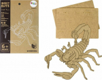 LeanToys Wooden Space Puzzle 3D Scorpion Educational Compilation 35 Elements