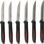 Alpina Alpina - A set of INOX stainless steel steak knives 23 cm 6 szt. (czarny)