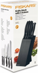 Excellent Houseware Complete set 5 Fiskars knives 1073023 czarny