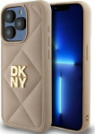 DKNY DKNY DKHCP15LPQDSLE iPhone 15 Pro 6.1'' beige/beige Quilted Stack Logo