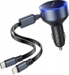 MOBILE CHARGER CAR USB/3P BLACK FFOB0 VENTION
