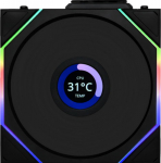 Lian Li UNI FAN TL Wireless LCD L&uuml;fter, ARGB, PWM - Reverse Blade, 120mm, schwarz