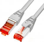 PATCHCORD TWISTED GETFORT CAT.6A S/FTP LSOH 1m szary