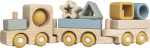 Baby's Only BO-860.852.810.50 Wooden Toy Train 10m+