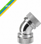 Thermaltake elbow fitting G1/4 Chrome (CL-W098-CA00SL-A)