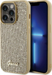 Guess PU Disco Script Metal Case for Apple iPhone 15 Pro