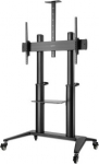 MANHATTAN Aluminium TV-Stands can be rolled 70"-120" 140kg (Speditionsversand)