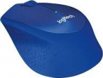 Log Logitech M330 Silent Plus Wireless Mouse, RF Wireless, 1000 DPI, Blue