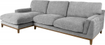 Corner sofa BASIL LC, grey