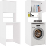 TOP E SHOP WASHING MACHINE CABINET POLA MULTI WHITE