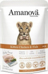 Amanova Cat Kitten Chicken & Fish saszetka 85g