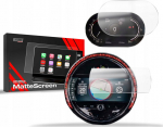 Matt foil GrizzGlass CarDisplay Protection do Mini Cabrio 3 2021-2023 [2w1]