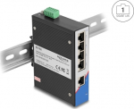 Delock Switch - industrial - 5 x 10/100/1000