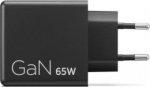 LENOVO DUAL USB-C CHARGER, 65W GAN BLACK - EU