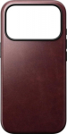 Nomad Modern Leather Case iPhone 17 Pro Burgundy Horween