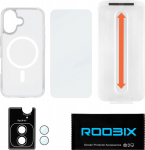 Zestaw Roobix 3w1 Combo do iPhone 17 (etui MagSafe + glass + lens protection)