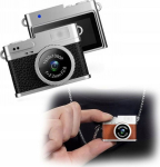 Xrec Mini Digital Camera X4 2mp 1080p Lcd 0.96 Pendant Keychain Pendant/X4 Czarny